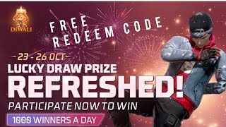 Free redeem code live steam 🔥🔥 freefire live [upl. by Siwel868]