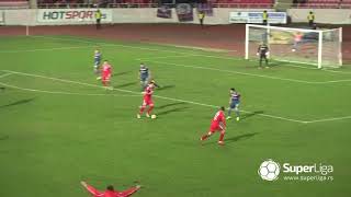 Super liga 201819 17Kolo RADNIČKI NIŠ – CRVENA ZVEZDA 22 21 [upl. by Herrle958]