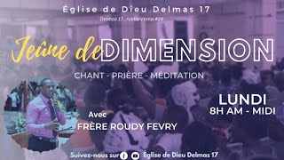 EN DRECT  Jeûne de dimension  Eglise de Dieu de Delmas 17  Lundi 21 Octobre 2024 [upl. by Sik]