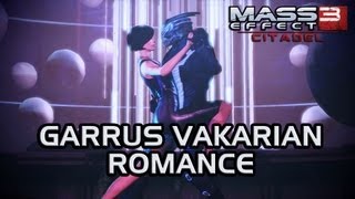 Mass Effect 3 Citadel DLC Garrus Romance All scenes [upl. by Ecnarual860]