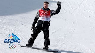 Shaun White takes the last Olympic halfpipe run of his career  Winter Olympics 2022  NBC Sports [upl. by Naasar]