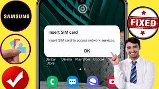 Samsung Ağ Hizmetlerine Erişmek için Sim Kart Takma Nasıl Onarılır Samsungda Sim Kart Takma Sorunu [upl. by Ahseirej]