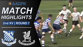 Riverview vs Newington  AAGPS Round 7 2024  2nd XV Highlights [upl. by Havot]