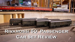 Rivarossi 60 HO Passenger Car Set Unboxing amp Review [upl. by Amelita116]