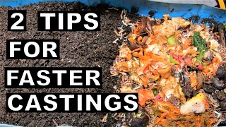 DO This To Make Worm Castings FASTER 55 Gallon Worm Bin [upl. by Halilak]