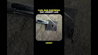 cara biar elektroda las stick gak lengket lagi pas dinyalain welderindonesia [upl. by Cosma591]