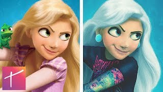 10 Disney Princesses Reimagined As Modern Day Bad Girls [upl. by Nollad]