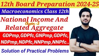 National Income and Realated Aggregate Solution of National Income Questions [upl. by Aicineohp]