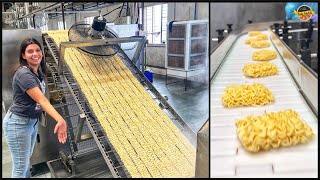 Mega Factory of Noodles 🔥 8 Lakh Packets Per Day 😱  Itni Huge Making [upl. by Haral]