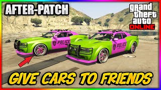 🔥AFTERPATCH🔥GTA 5 GIVE CARS TO FRIENDS GLITCH 168 GC2F GTA 5 TRADE CARS GLITCH XBOXPS4 [upl. by Bjork]