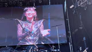 BABYMETAL  DISTORTION world tour 2024 in Santiago Chile barricade right 4K 60 fps [upl. by Tiff]