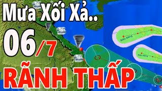 Dự báo thời tiết hôm nay ngày mai mùng 6 tháng 7 năm 2024 II Dự báo mưa lớn [upl. by Naenej652]