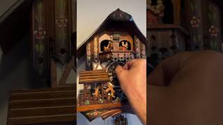 Swiss movement cuckoo clock 2 songs [upl. by Flossi508]