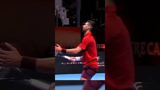 Jannik Sinner comes for Novak Djokovic 🥶 djokovic sinner tennis [upl. by Karry605]