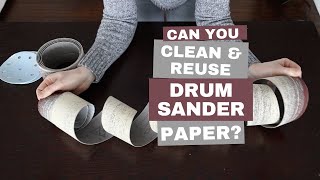 How to Clean amp Reuse Your SandpaperDrum Sander Rolls [upl. by Iinden]