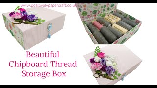 Beautiful Chipboard Storage Box [upl. by Corneille600]