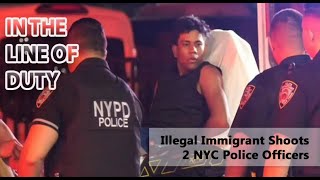 Migrant Shoots 2 NYC Cops amp More Officer Involved Shootings [upl. by Ehling380]