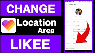 How to change location on likeeLikee app par location change kaise kareUnique tech 55 [upl. by Stilu]