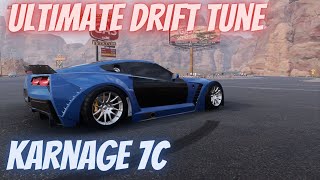 Karnage 7C  Ultimate Drift Setup  CarX Drift Racing Online controllerconsole [upl. by Emylee]