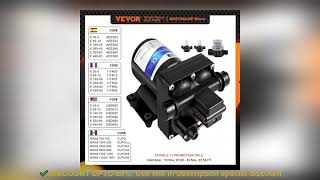 VEVOR Fresh Water Pump 3 GPM with Pressure Switch 45 PSI Detachable St Review [upl. by Eiromem]