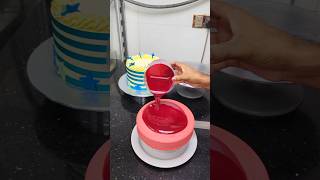 Red velvet glaze cake cake shortvideo food viralvideoシ [upl. by Sonja512]