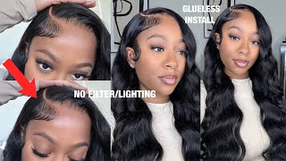 DETAILED 5x5 CLOSURE WIG INSTALL  ULTIMATE LACE MELT  SIDE PART WITH BABY HAIRS  Alipearl Hair [upl. by Eerbua142]