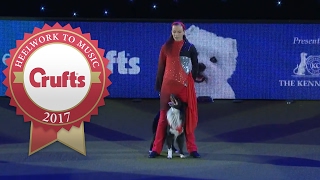 International Freestyle Heelwork To Music Competition Winner  Crufts 2017 [upl. by Tracay]