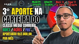 APORTE de 2 Mil reais Sendo Um TRABALHADOR COMUM  Renda Extra é o SEGREDO [upl. by Behlau]