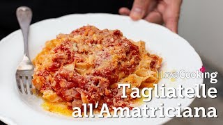 Tagliatelle allAmatriciana with Giuseppe Crupi [upl. by Monia]