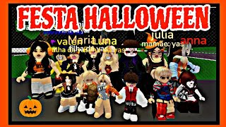 FESTA DE HALLOWEEN COM OS INSCRITOS 😍🎃🧡 [upl. by Norbel]