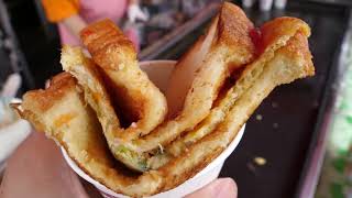 6000000 VIEWS┃Cheese Hamburger Toast┃Japanese Street Food toast jester otv tinakitten scarra [upl. by Norah]