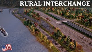 How to CREATE a sunken service INTERCHANGE in Cities Skylines [upl. by Bunde197]