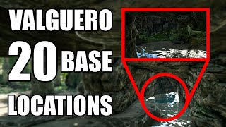 ARK Valguero  20 base locations hidden spots rat holes and more [upl. by Borlase550]