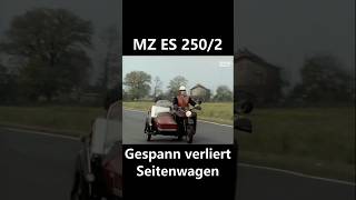 MZ ES 2502 Gespann verliert Seitenwagen [upl. by Ahsirt]