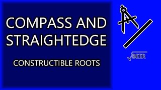 Straightedge and Compass  Squareroot is Constructible [upl. by Barmen427]