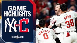 Guardians vs Yankees ALCS Game 3 Highlights 101724  MLB Highlights [upl. by Delbert526]