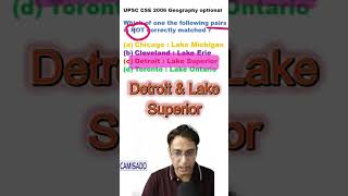 Great lakes  lake Michigan  Lake Erie  lake Superior  lake Ontario upsc [upl. by Adran]