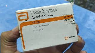 Arachitol 6L Injection  Vitamin D3 Injection  Arachitol 6L Injection Dosage Benefits Side effect [upl. by Ylhsa201]