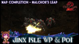 GW2  Malchors Leap Jinx Isle  2 PoI 1 WP [upl. by Hinze]