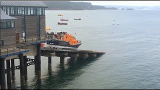 Tenby amp Lifeboat Launch [upl. by Riki]