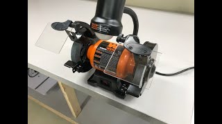 The Cheapest Medium Duty Bench Grinder I Could Find  Wen 6” Bench Grinder Review Awesome [upl. by Franz727]