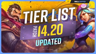 NEW UPDATED TIER LIST for PATCH 1420  League of Legends [upl. by Gloriana]