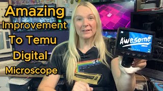 Temu Digital Microscope  Amazing amp Simple Improvement [upl. by Laamak635]