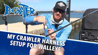 Crawler Harness Set Up for Walleye Fishing  My Rig for Lake Erie Walleye [upl. by Gnil956]