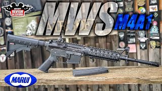 MWS M4A1 GBB de Tokyo Marui  El fusil más realista del mercado  Airsoft Review en Español [upl. by Olaznog]