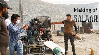 SALAAR Behind the Scenes  CeaseFire Part 1 Shooting  Prabhas  Prashanth Neel [upl. by Odinevneib]