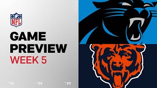 Carolina Panthers vs Chicago Bears  2024 Week 5 Game Preview [upl. by Lleoj]