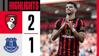 Solanke on target in DRAMATIC late victory  AFC Bournemouth 21 Everton [upl. by Illona293]