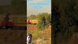 Border movie take scene this place train thardesert indianrailways travel noentry trailertalk [upl. by Dorkas209]