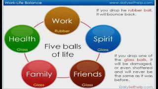 WorkLife Balance Video  Five balls of life [upl. by Ethelred821]